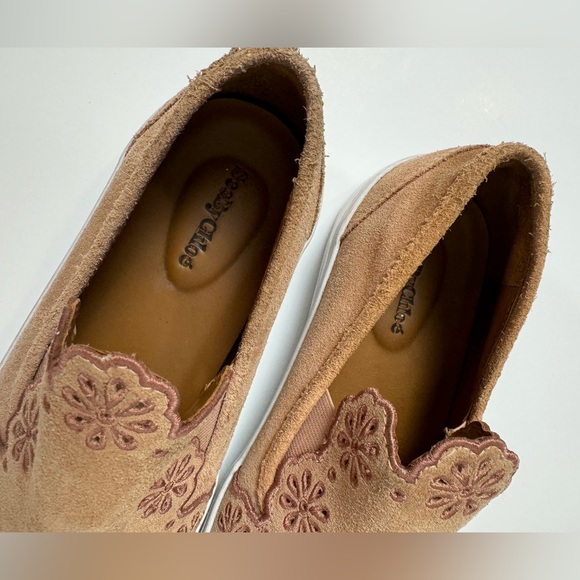 See by Chloe Tan Suede Shoes slip-on loafers EU 40 / US 9.5 - Picture 4 of 9